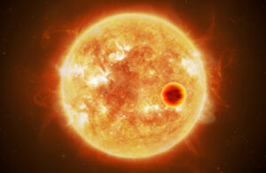 Hot exoplanet. <em>Credits: ESA/ATG medialab, CC BY-SA 3.0 IGO</em>